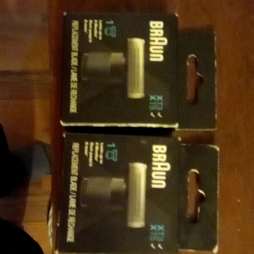 Braun razor replacement XT3-XT5 replacement one blade in each box